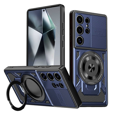 Coque pour Oppo Reno14 FS 5G / Reno14 F, Techsuit, RuggedCam, Bleue