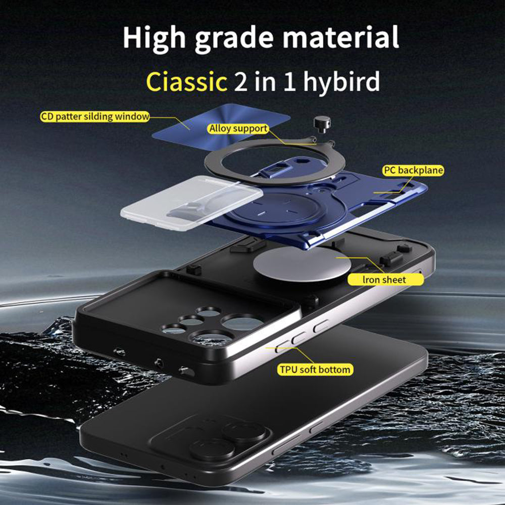 Custodia per Oppo Reno14 Pro, Techsuit, CamGuard Pro, Nera