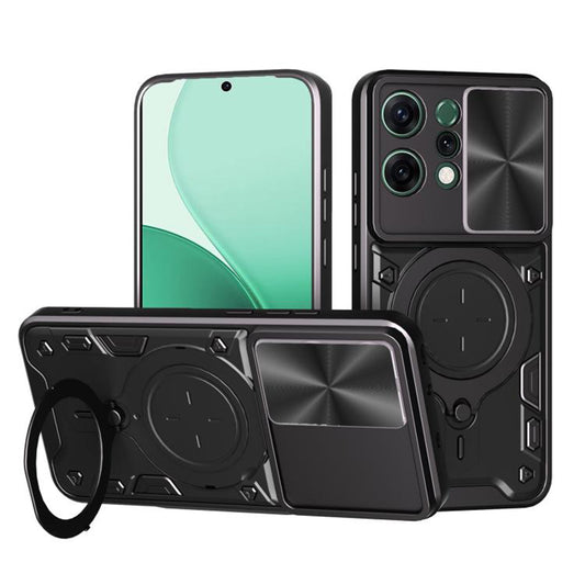 Étui pour Oppo Reno14, Techsuit, CamGuard Pro, Noir