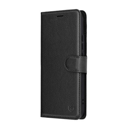 Étui pour Oppo Reno14, Techsuit, Leather Folio, Noir