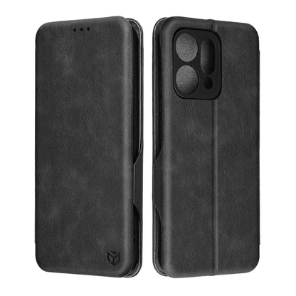 Custodia per Oppo Reno14, Techsuit, Safe Wallet Plus, Nera