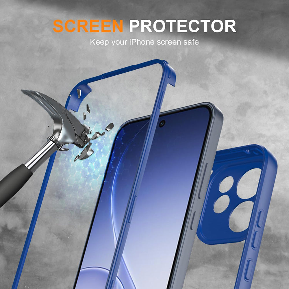 Hülle für Oppo Reno15 FS / Reno15 F, Techsuit, ColorVerse 360, Blau