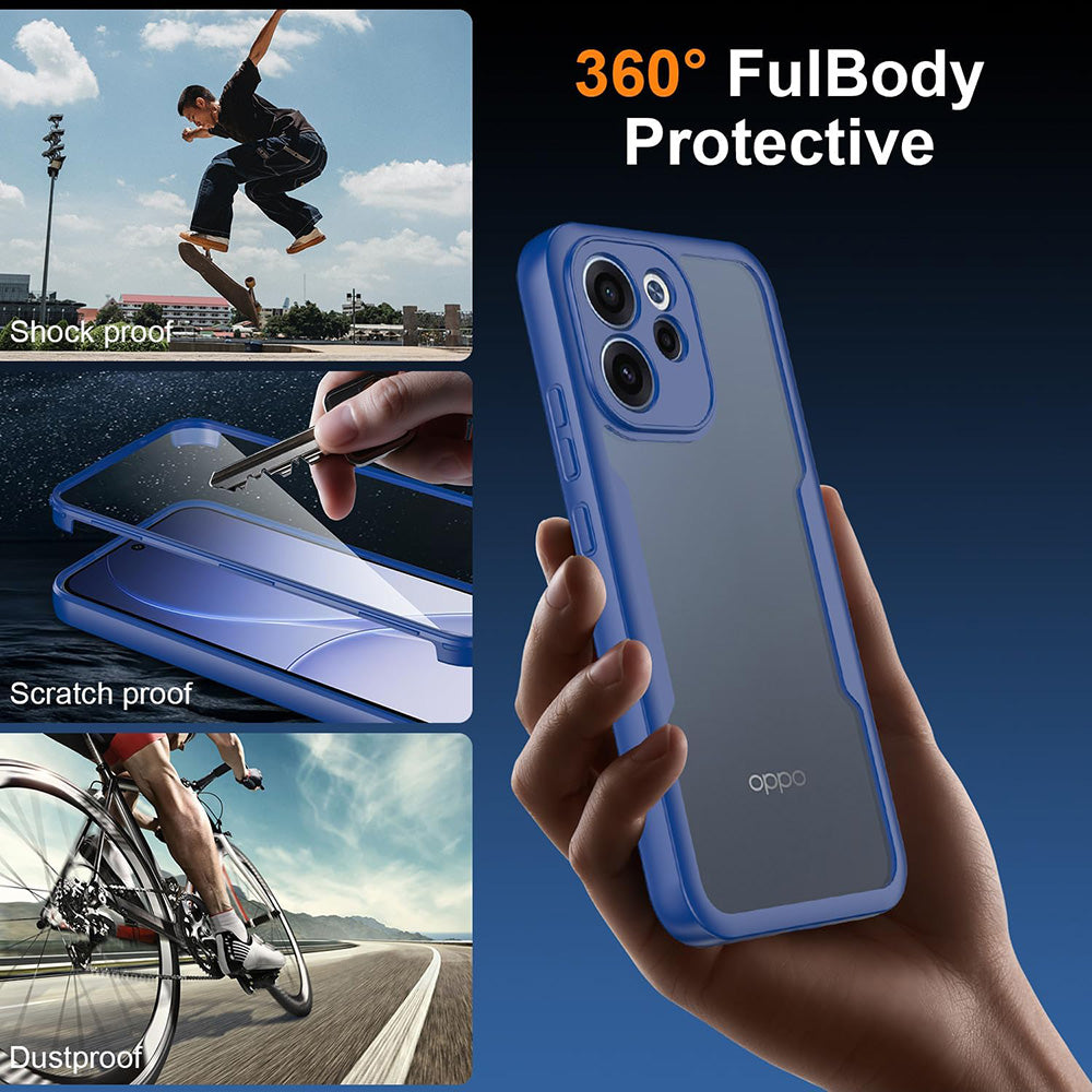 Custodia per Oppo Reno15 FS / Reno15 F, Techsuit, ColorVerse 360, Nera