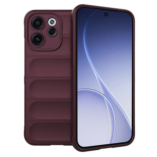 Hülle für Oppo Reno15 FS / Reno15 F, Techsuit, Magic Shield, Weinrot