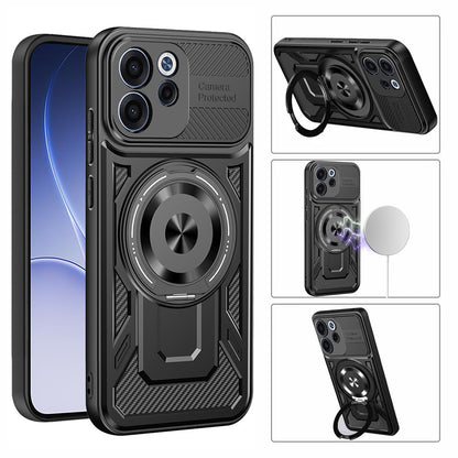 Custodia per Oppo Reno15 FS / Reno15 F, Techsuit, RuggedCam, Grigio