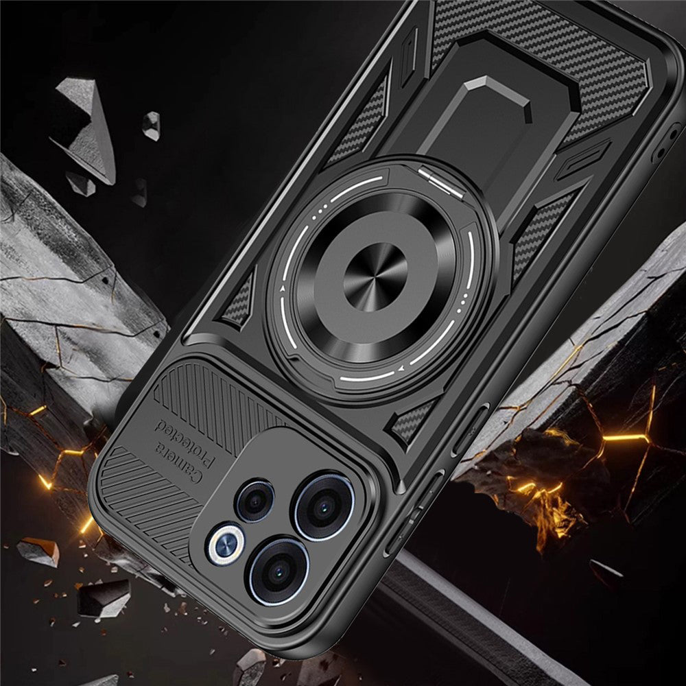 Custodia per Oppo Reno15 FS / Reno15 F, Techsuit, RuggedCam, Viola