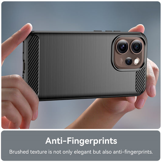 Custodia per Oppo Reno15 Pro Max, Techsuit, Carbonio, Nera