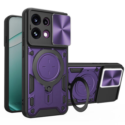 Hülle für Oppo Reno16 F / Reno16 FS, Techsuit, CamGuard Pro, Lila