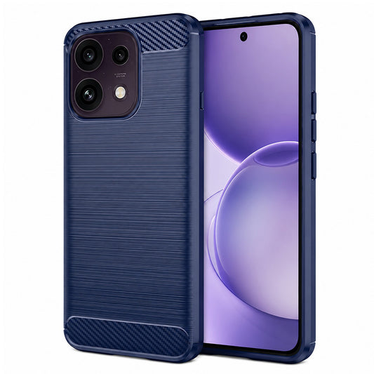 Custodia per Oppo Reno16 F / Reno16 FS, Techsuit, Carbonio, Blu