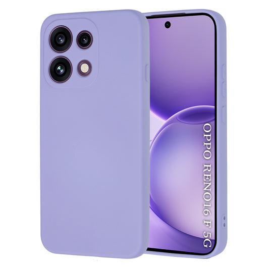 Coque pour Oppo Reno16 F / Reno16 FS, Techsuit, SoftFlex, Violet Clair