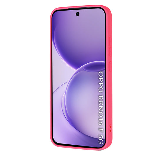 Coque pour Oppo Reno16 F / Reno16 FS, Techsuit, SoftFlex, Rose Foncé