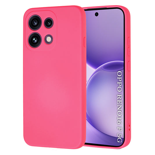 Coque pour Oppo Reno16 F / Reno16 FS, Techsuit, SoftFlex, Rose Foncé