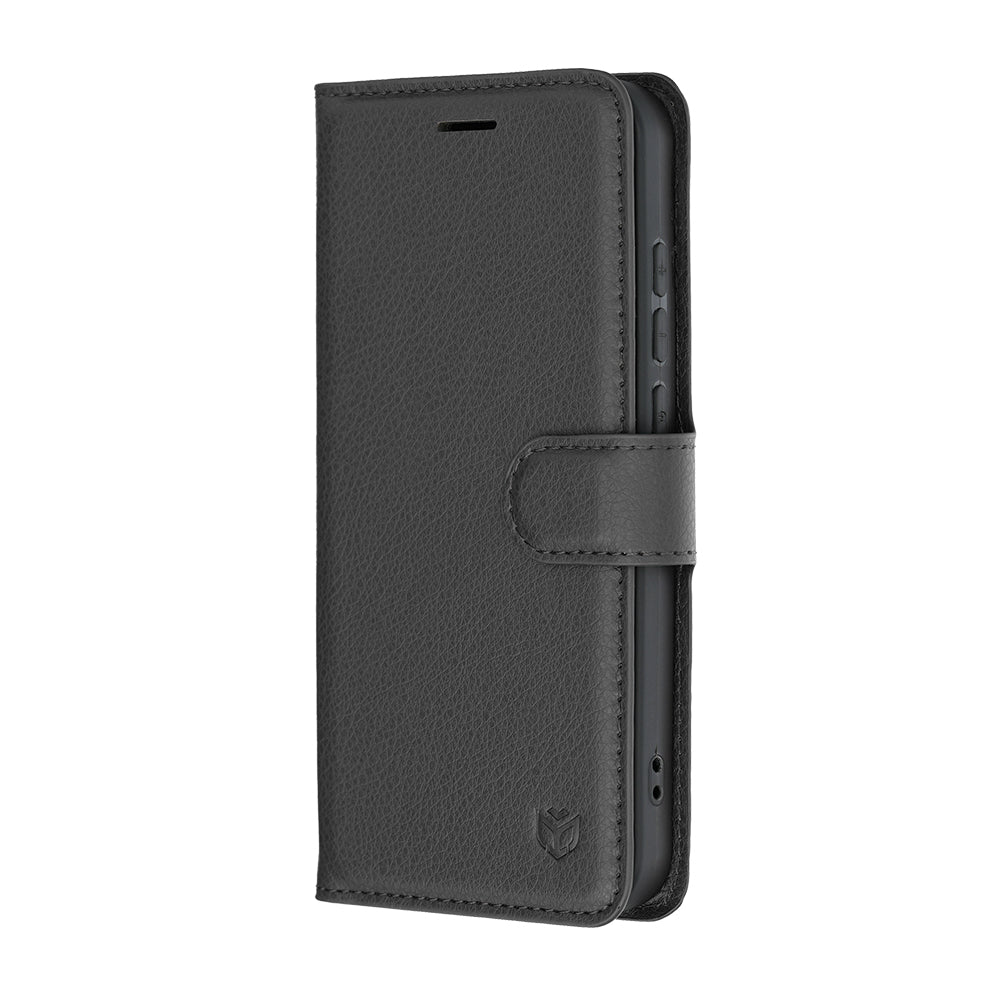 Custodia per Oppo Reno16 Pro, Techsuit, Leather Folio, Nera