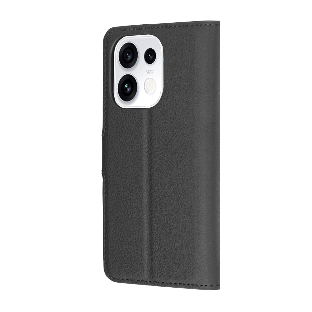 Custodia per Oppo Reno16 Pro, Techsuit, Leather Folio, Nera
