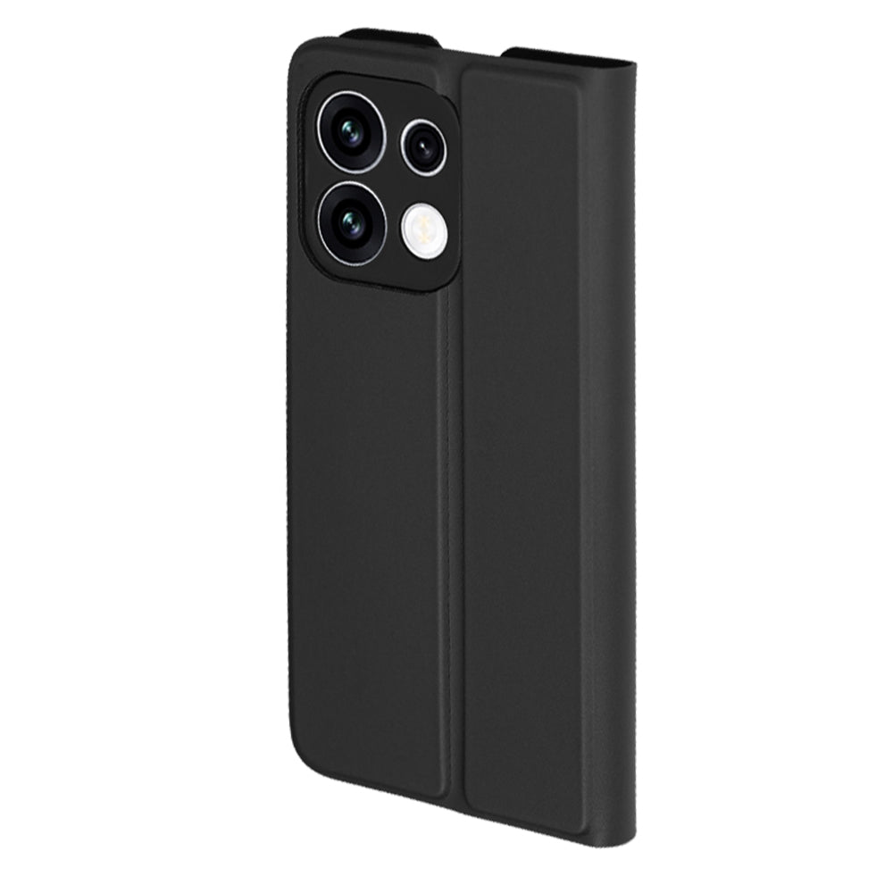 Hülle für Oppo Reno16 Pro, Techsuit, Magskin Book, Schwarz