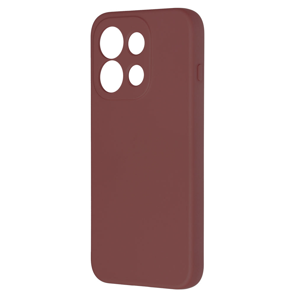 Hülle für Oppo Reno16 Pro, Techsuit, SoftFlex, Weinrot