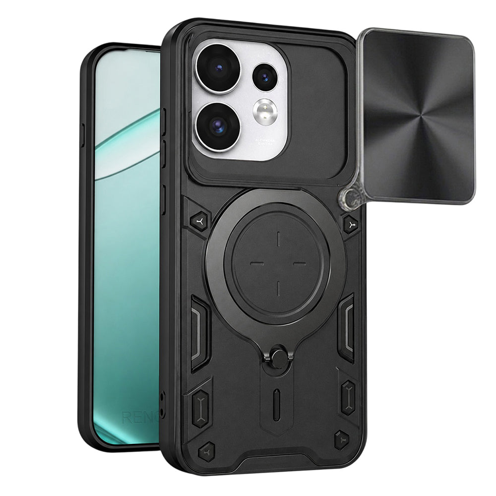 Custodia per Oppo Reno16 / Reno16 Pro, Techsuit, CamGuard Pro, Nera