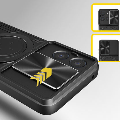 Custodia per Oppo Reno16 / Reno16 Pro, Techsuit, CamGuard Pro, Nera