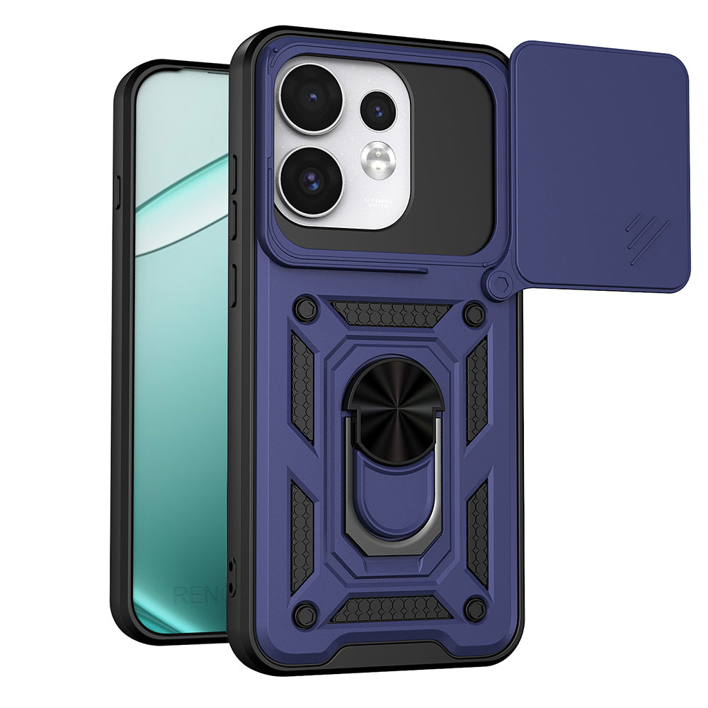 Coque pour Oppo Reno16 / Reno16 Pro, Techsuit, CamShield, Bleue
