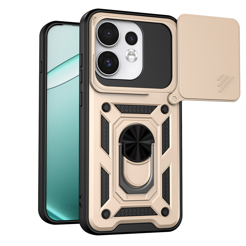 Custodia per Oppo Reno16 / Reno16 Pro, Techsuit, CamShield, Dorata