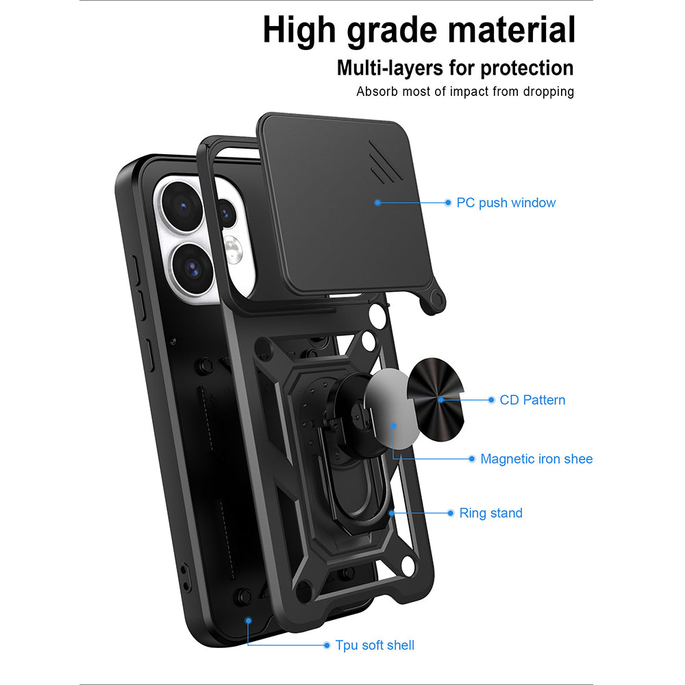 Custodia per Oppo Reno16 / Reno16 Pro, Techsuit, CamShield, Dorata