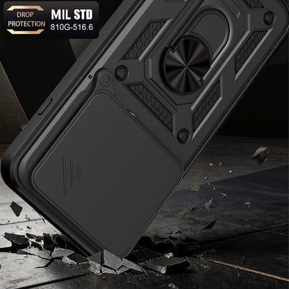 Coque pour Oppo Reno16 / Reno16 Pro, Techsuit, CamShield, Noire