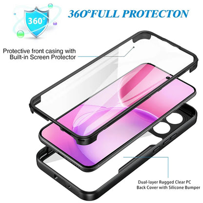 Hülle für Oppo Reno16 / Reno16 Pro, Techsuit, ColorVerse 360, Rosa