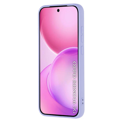 Hülle für Oppo Reno16, Techsuit, SoftFlex, Hellviolett