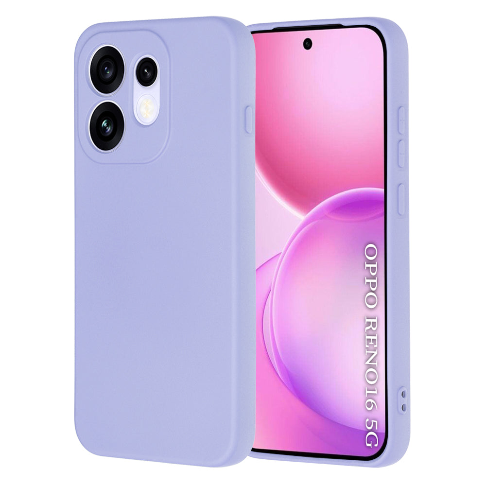 Hülle für Oppo Reno16, Techsuit, SoftFlex, Hellviolett