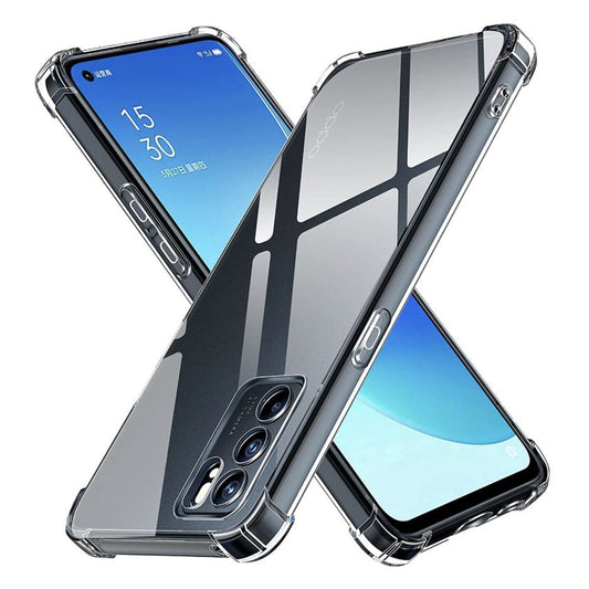 Coque pour Oppo Reno6 5G, Techsuit, Antichoc Claire, Transparente