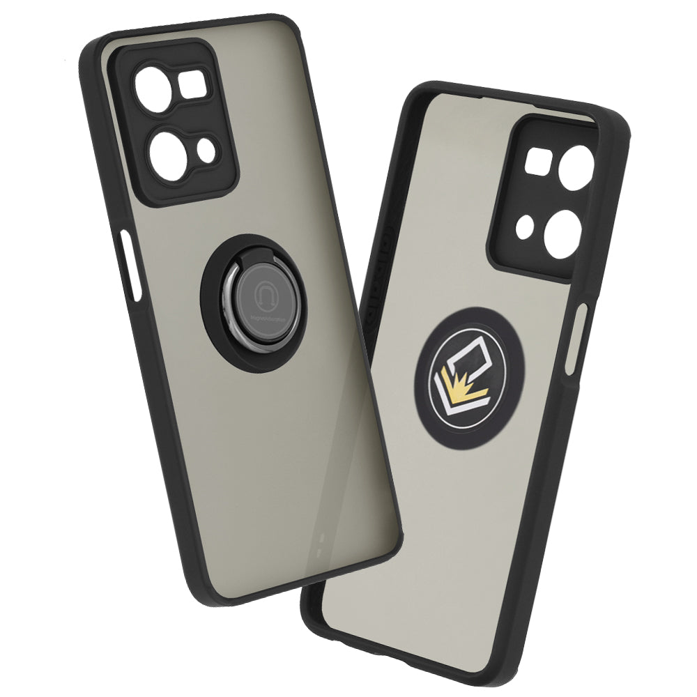 Hülle für Oppo Reno7, Techsuit, Glinth, Schwarz