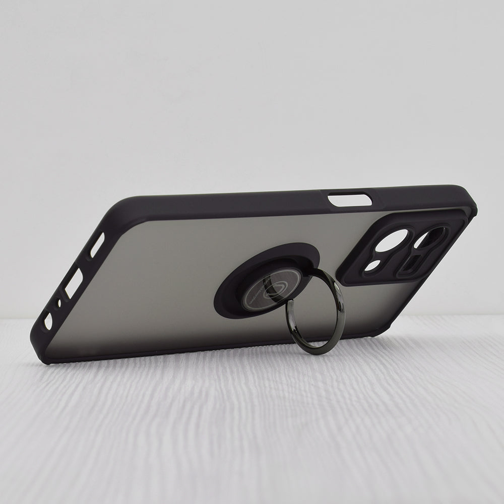 Hülle für Oppo Reno7, Techsuit, Glinth, Schwarz