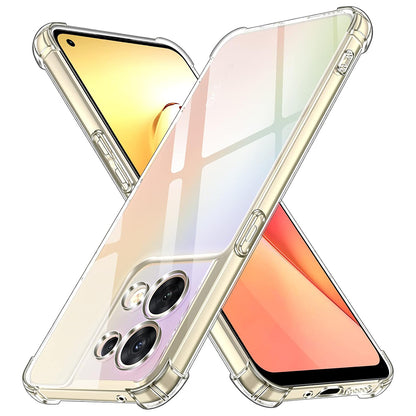 Hülle für Oppo Reno8, Techsuit, stoßfest klar, transparent
