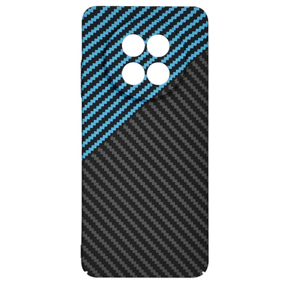 Custodia per Realme 12x / 12, Techsuit, Carbonite FiberShell, Nero Bleu