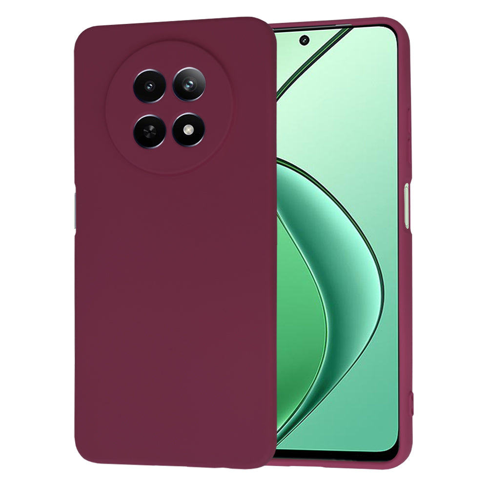 Coque pour Realme 12x / 12, Techsuit, SoftFlex, Bordeaux