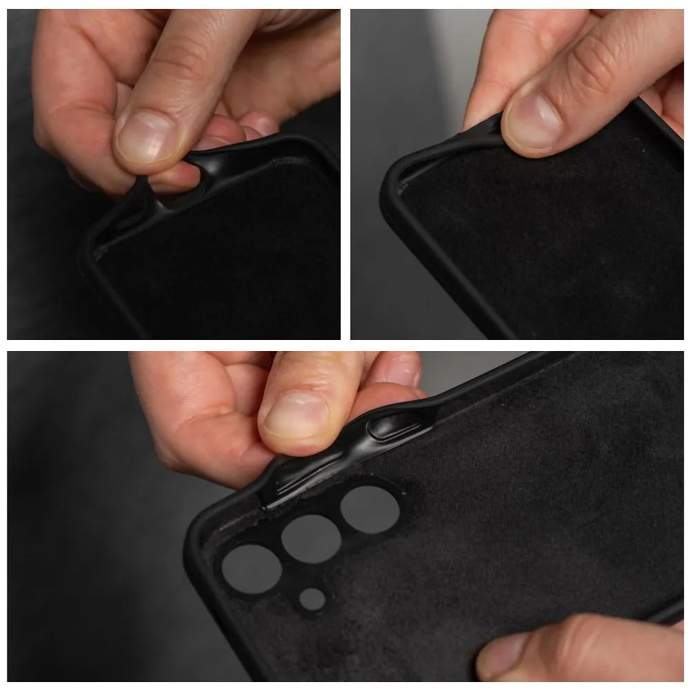 Custodia per Realme 14 Pro+, OEM, Silicone, Nera