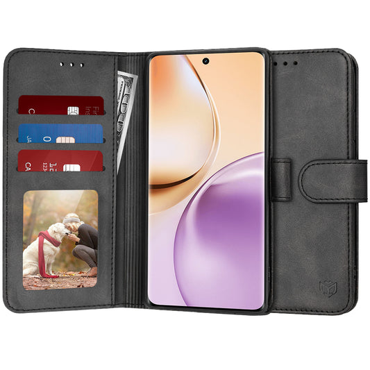 Custodia per Realme 14 Pro, Techsuit, Diary Book, Nera