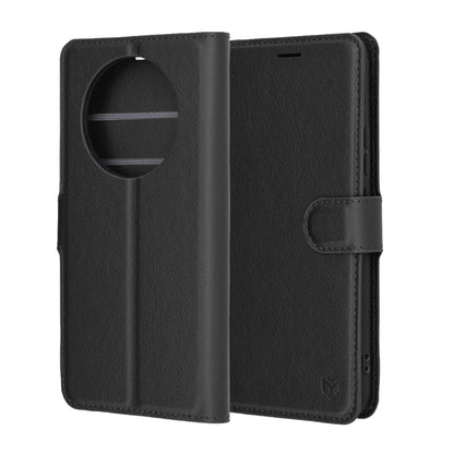 Custodia per Realme 14 Pro, Techsuit, Leather Folio, Nera