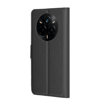 Custodia per Realme 14 Pro, Techsuit, Leather Folio, Nera