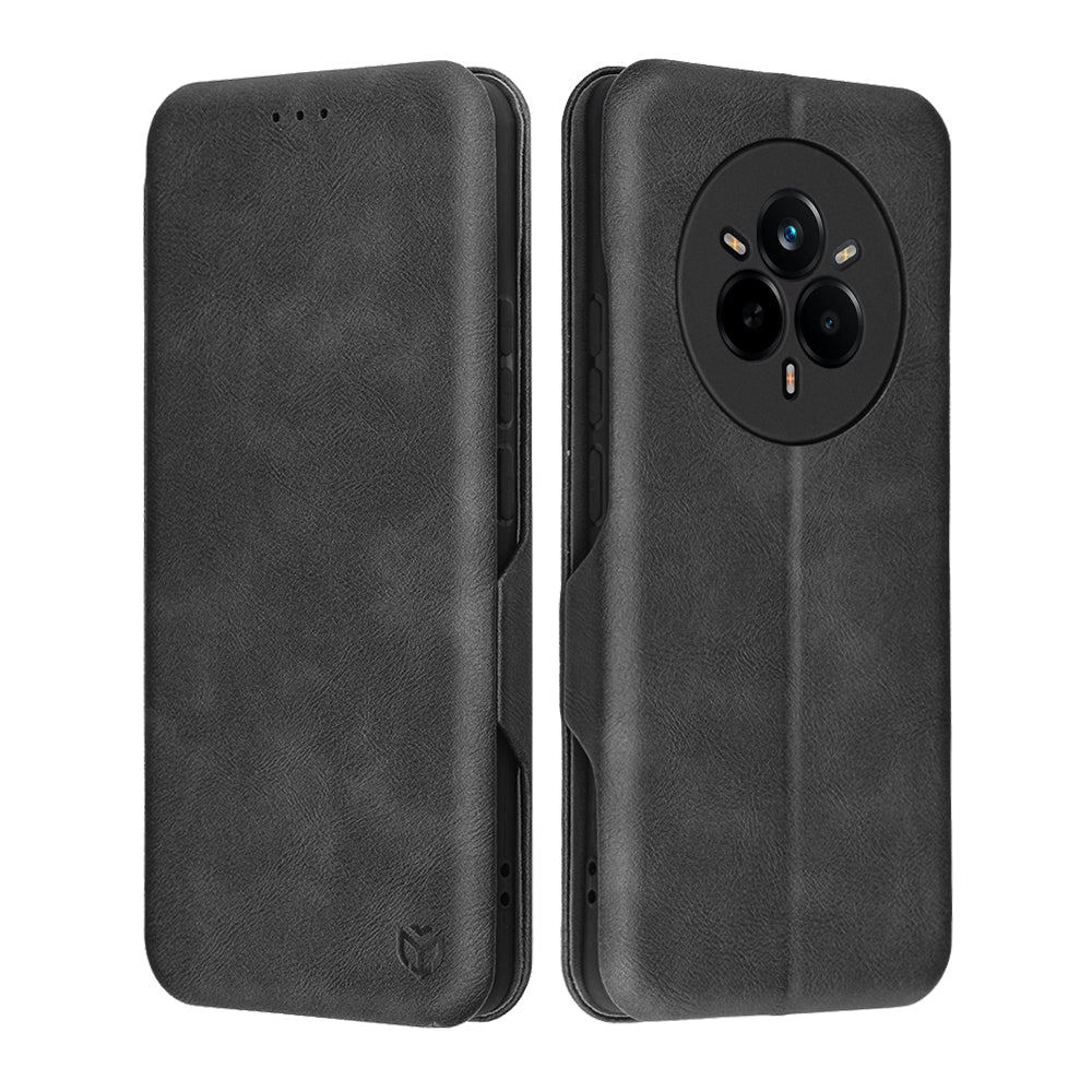 Custodia per Realme 14 Pro, Techsuit, Safe Wallet Plus, Nera