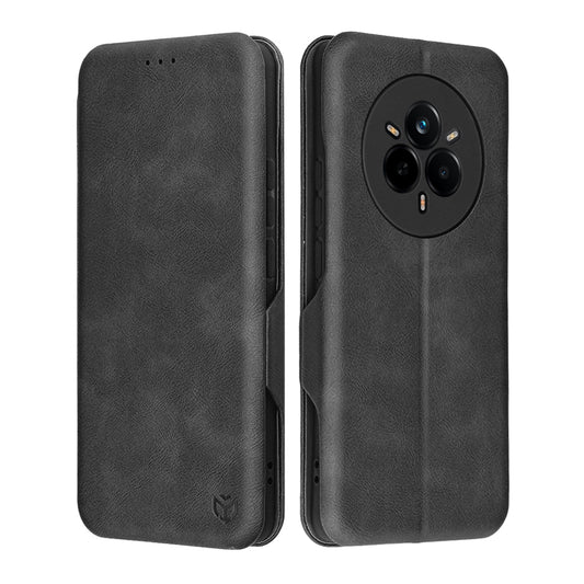 Custodia per Realme 14 Pro, Techsuit, Safe Wallet Plus, Nera