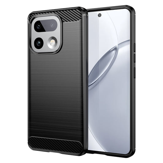Hülle für Realme 16 Pro+, Techsuit, Carbon, Schwarz