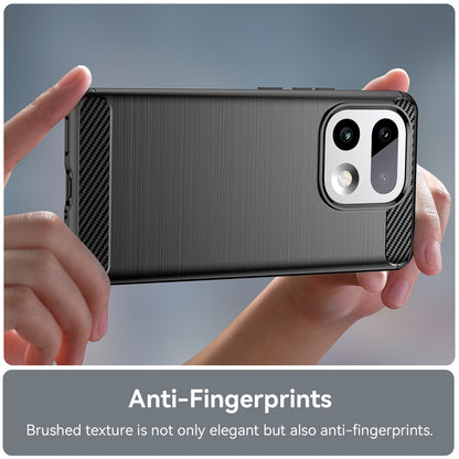 Housse pour Realme 16 Pro+, Techsuit, Carbone, Noire