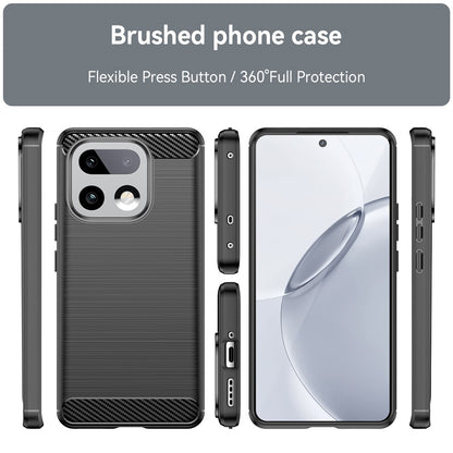 Housse pour Realme 16 Pro+, Techsuit, Carbone, Noire