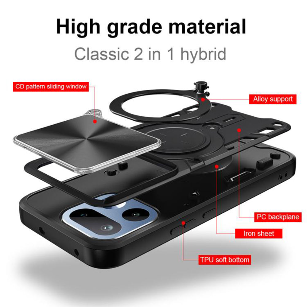 Custodia per Realme 16 Pro, Techsuit, CamGuard Pro, Blu