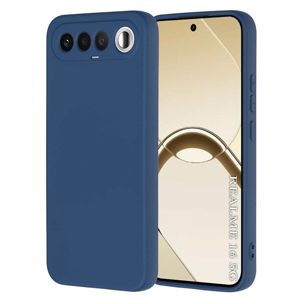 Coque pour Realme 16, Techsuit, SoftFlex, Bleu marine