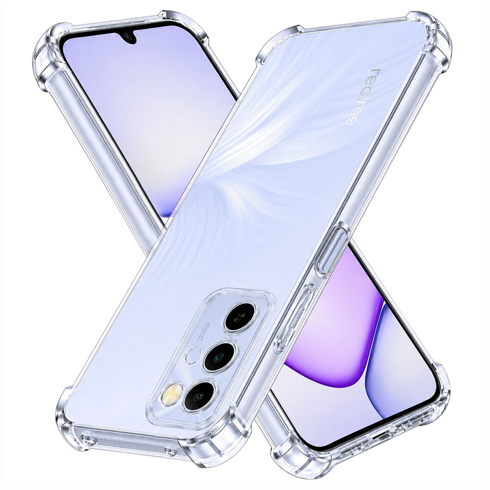 Custodia per Realme C100 5G, Techsuit, Shockproof Clear, Trasparente