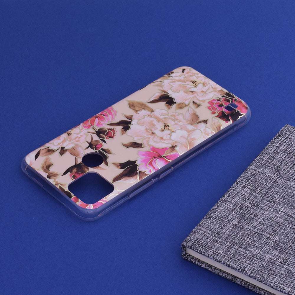 Custodia per Realme C21Y / C25Y, Techsuit, Marble, Beige