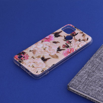 Custodia per Realme C21Y / C25Y, Techsuit, Marble, Beige