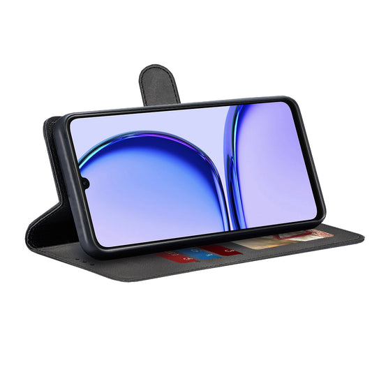 Hülle für Realme C53, Techsuit, Diary Book, Schwarz